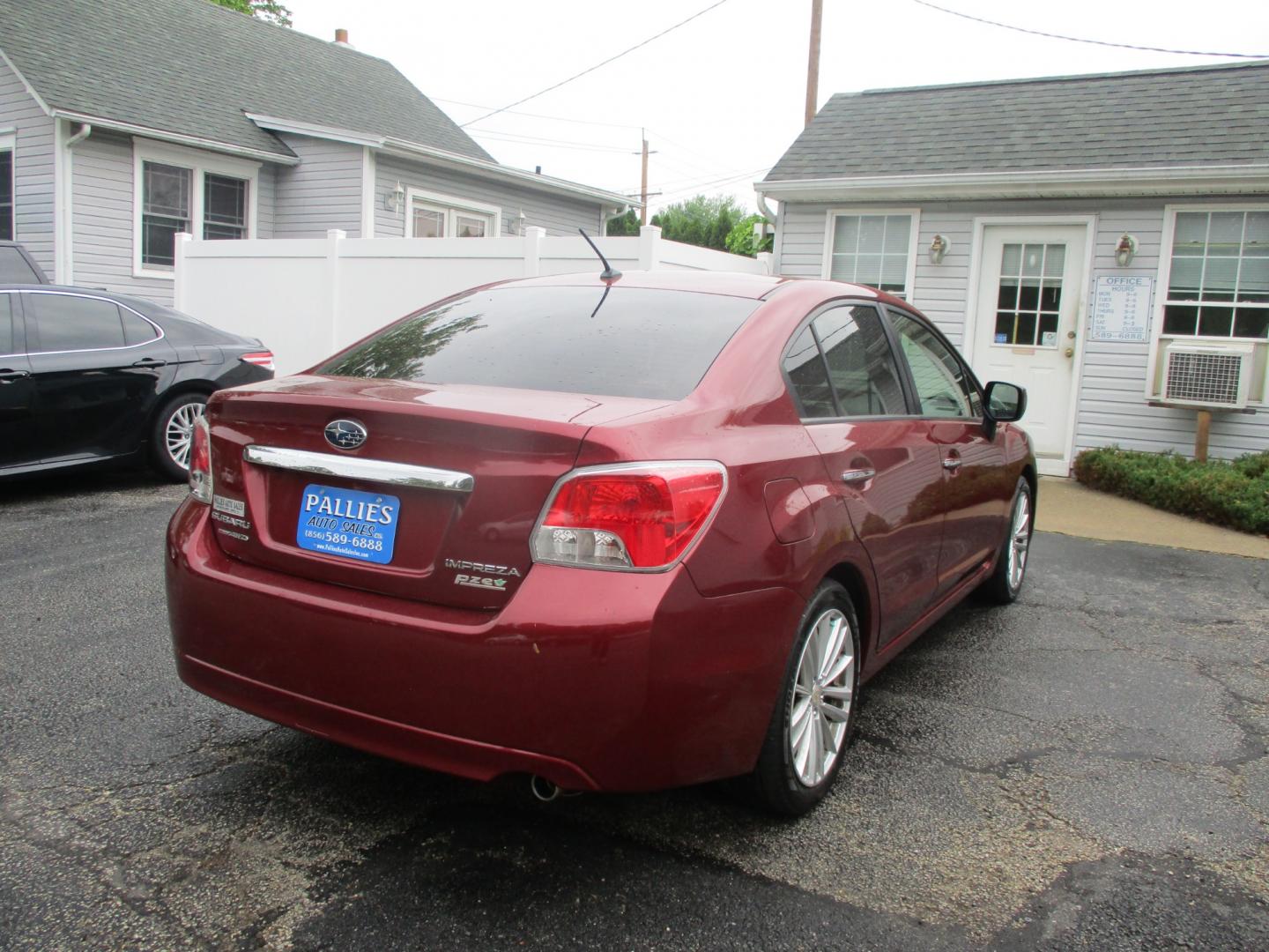 2014 BURGUNDY Subaru Impreza Limited 4-Door (JF1GJAG69EH) with an 2.0L H4 DOHC 16V engine, Continuously Variable Transmission transmission, located at 540a Delsea Drive, Sewell, NJ, 08080, (856) 589-6888, 39.752560, -75.111206 - Photo#8